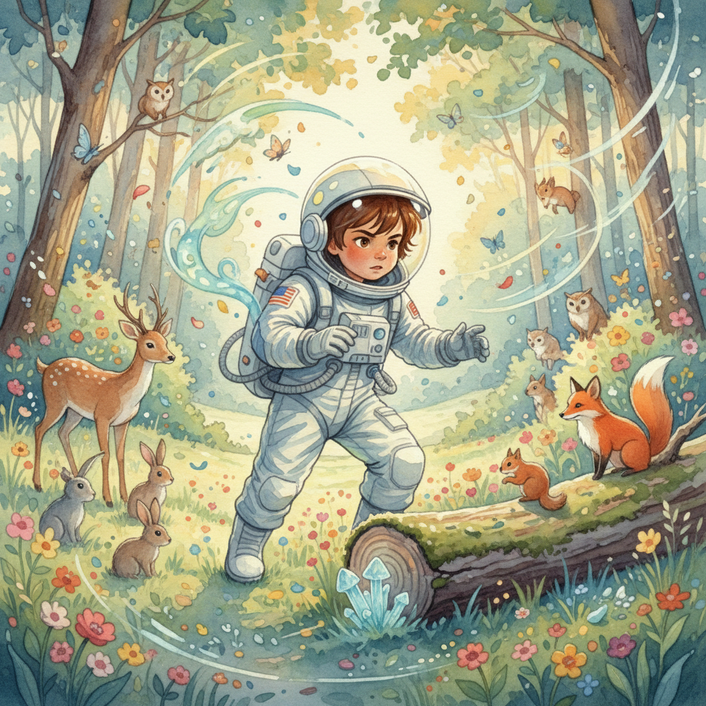 Una vez de vuelta en la Tierra, Juan Pablo se dirigió directamente al jardín. Las hormigas seguían a