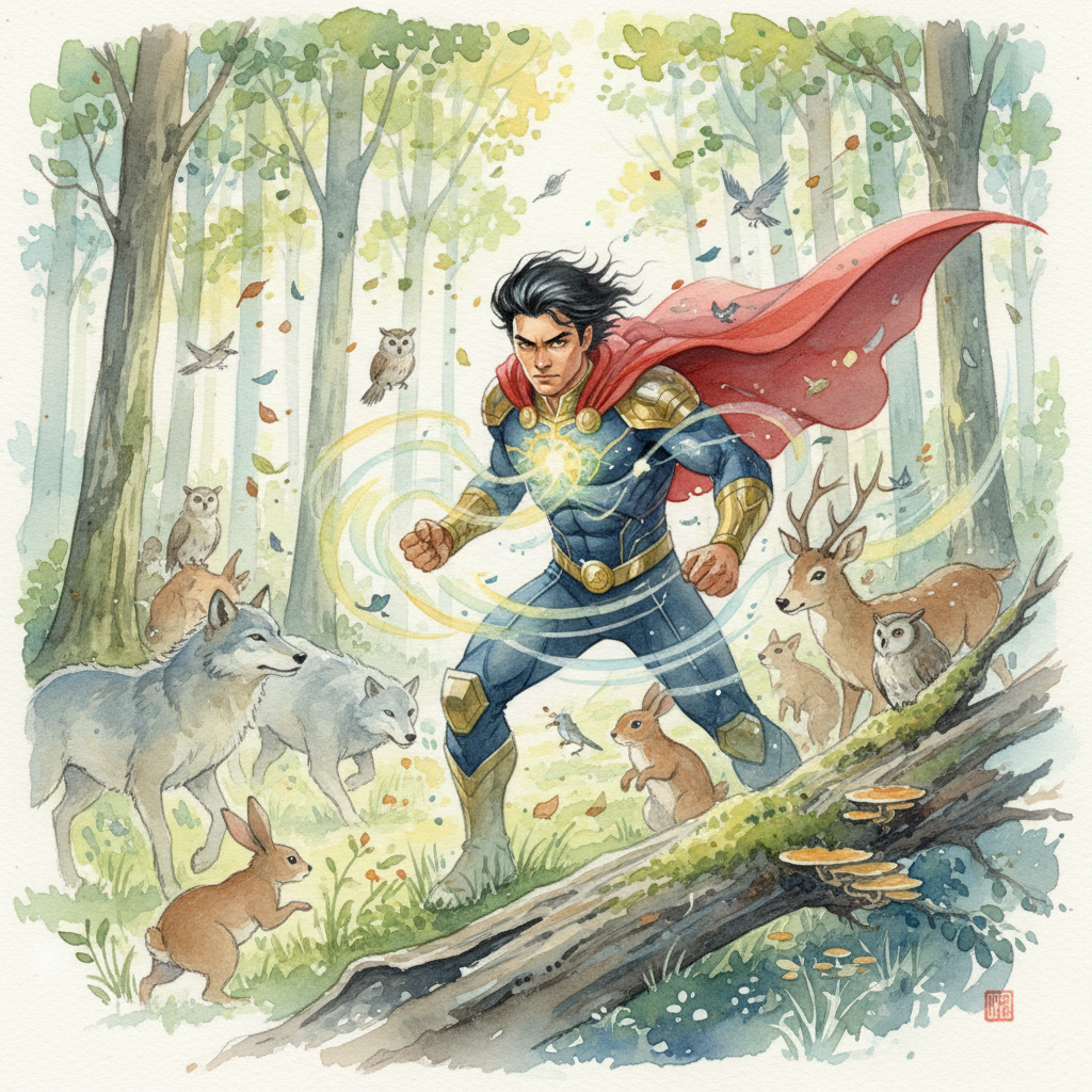 Al día siguiente, Sebastián despertó con la emoción de su nueva misión. Sabía que su don era especia