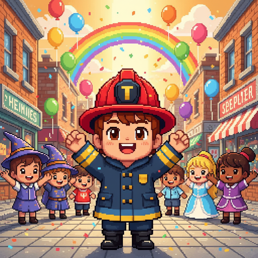 Después del incidente de la panadería, Derek se convirtió en un héroe aún más querido en Villa Esper