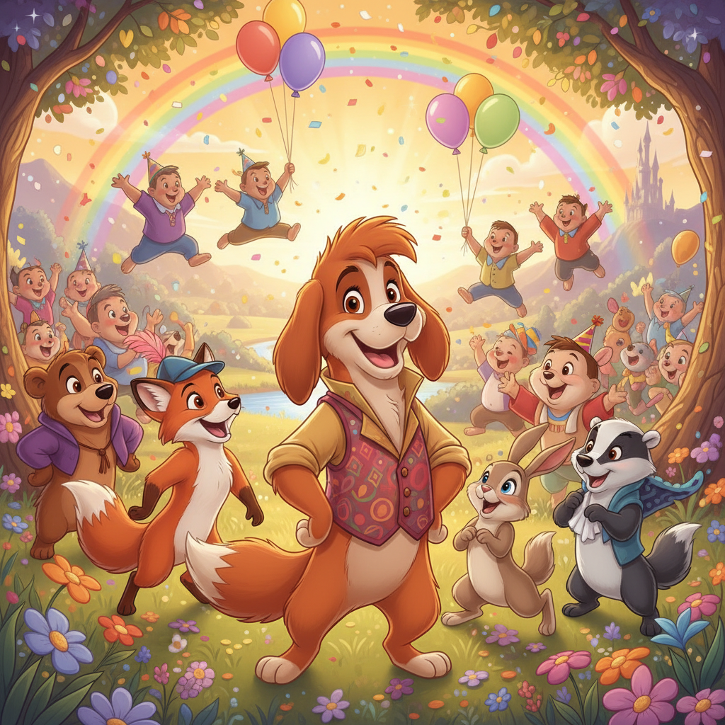 La historia de Luna y Chispa se extendió por todo el valle. La gente admiraba a la niña que podía vo