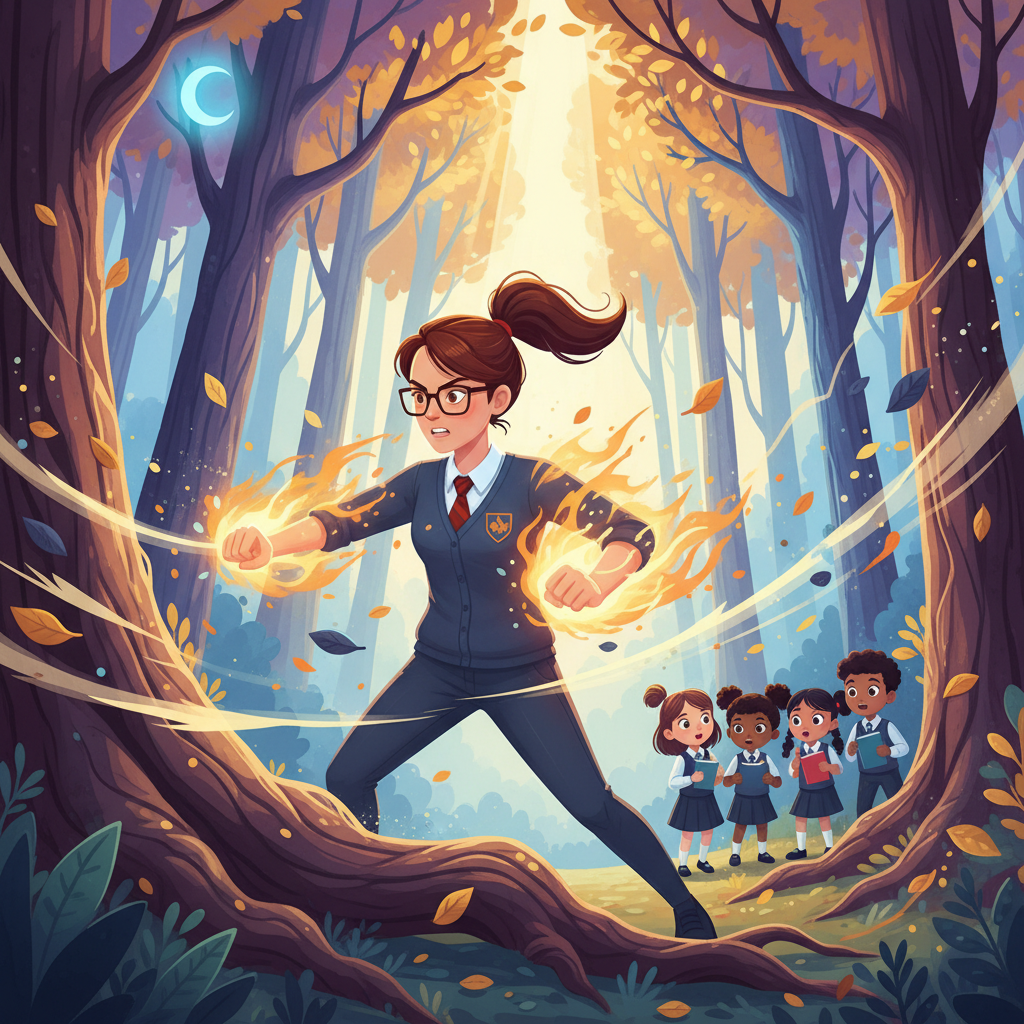 Luna se arrodilló y examinó el suelo. No había señales de demolición, ni escombros. Era como si la b