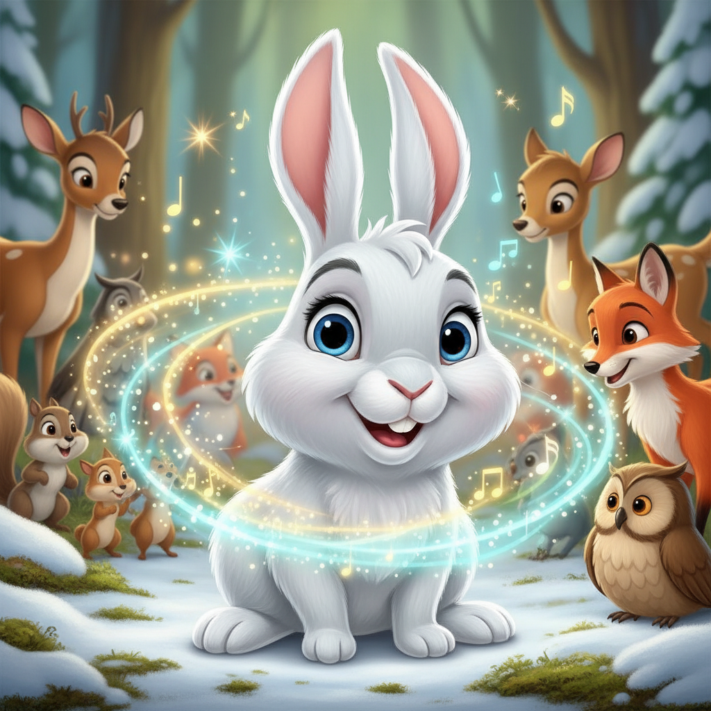 Máx Roco Fredi era un conejo blanco como la nieve, con ojos tan azules como el cielo de verano y una