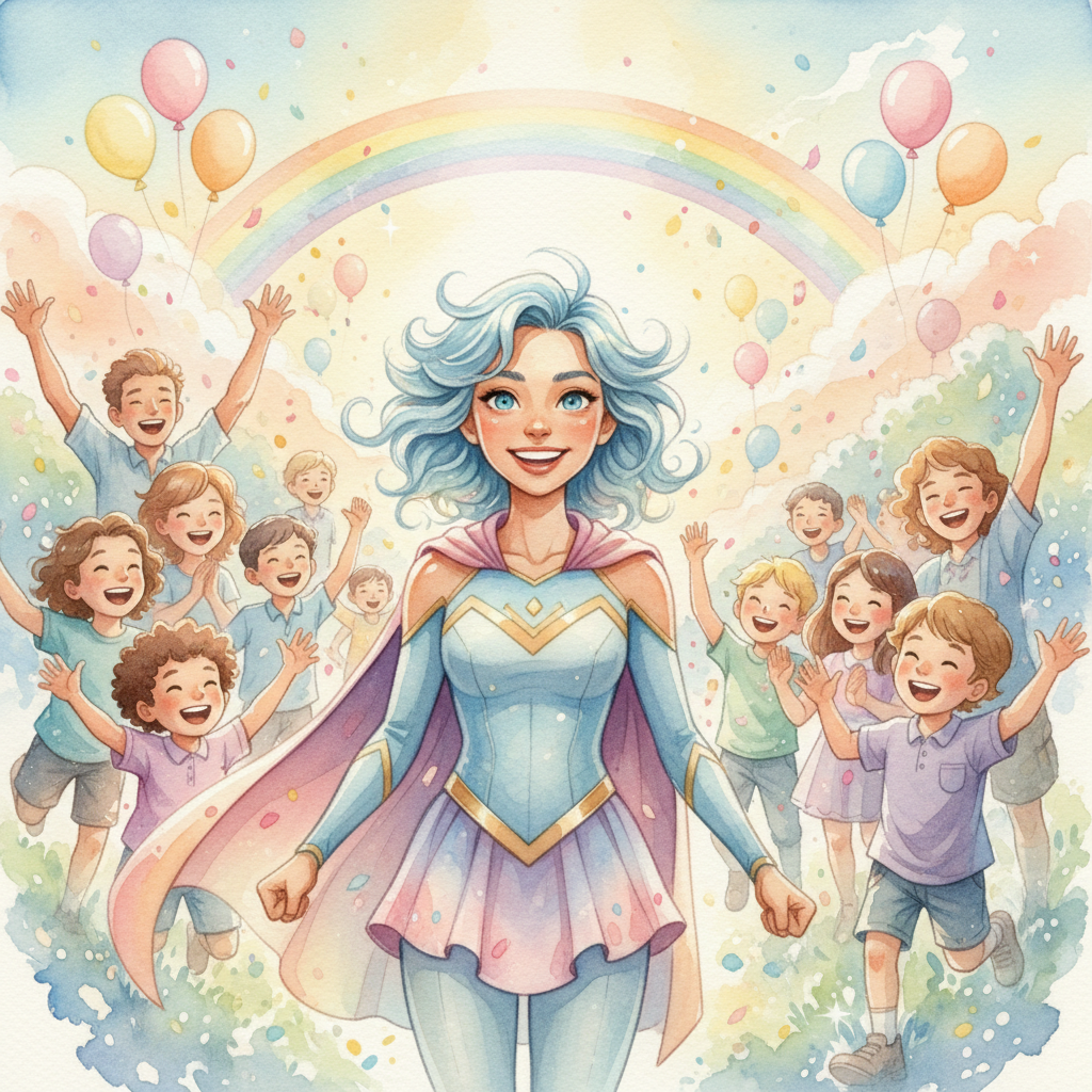 Caprucita Azul habló con Finley durante un largo rato, explicándole cuánto habían extrañado los niño