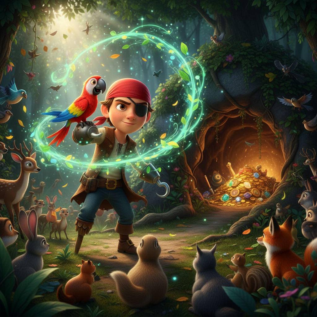 Dentro de la cueva, mientras Teo examinaba las semillas, un suave susurro atrajo su atención. Era un