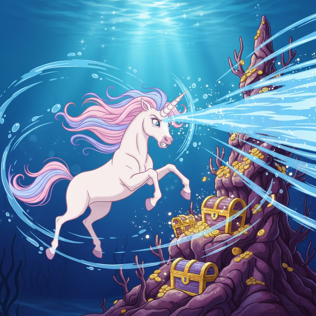 El fondo del lago era un lugar fascinante. Peces de escamas plateadas nadaban entre rocas cubiertas