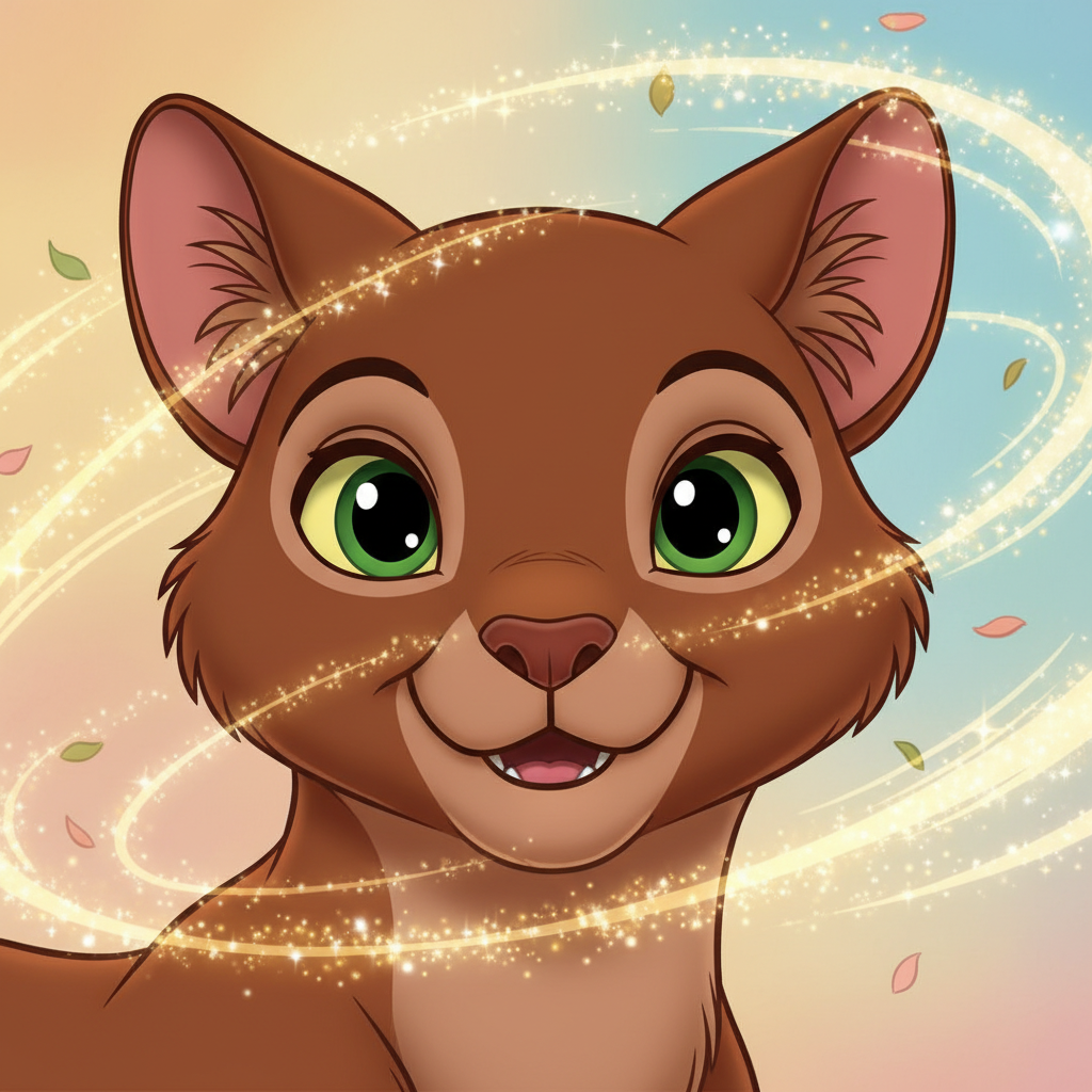 En un rincón acogedor de un pequeño pueblo vivía Venus, una gatita con un pelaje castaño tan suave c