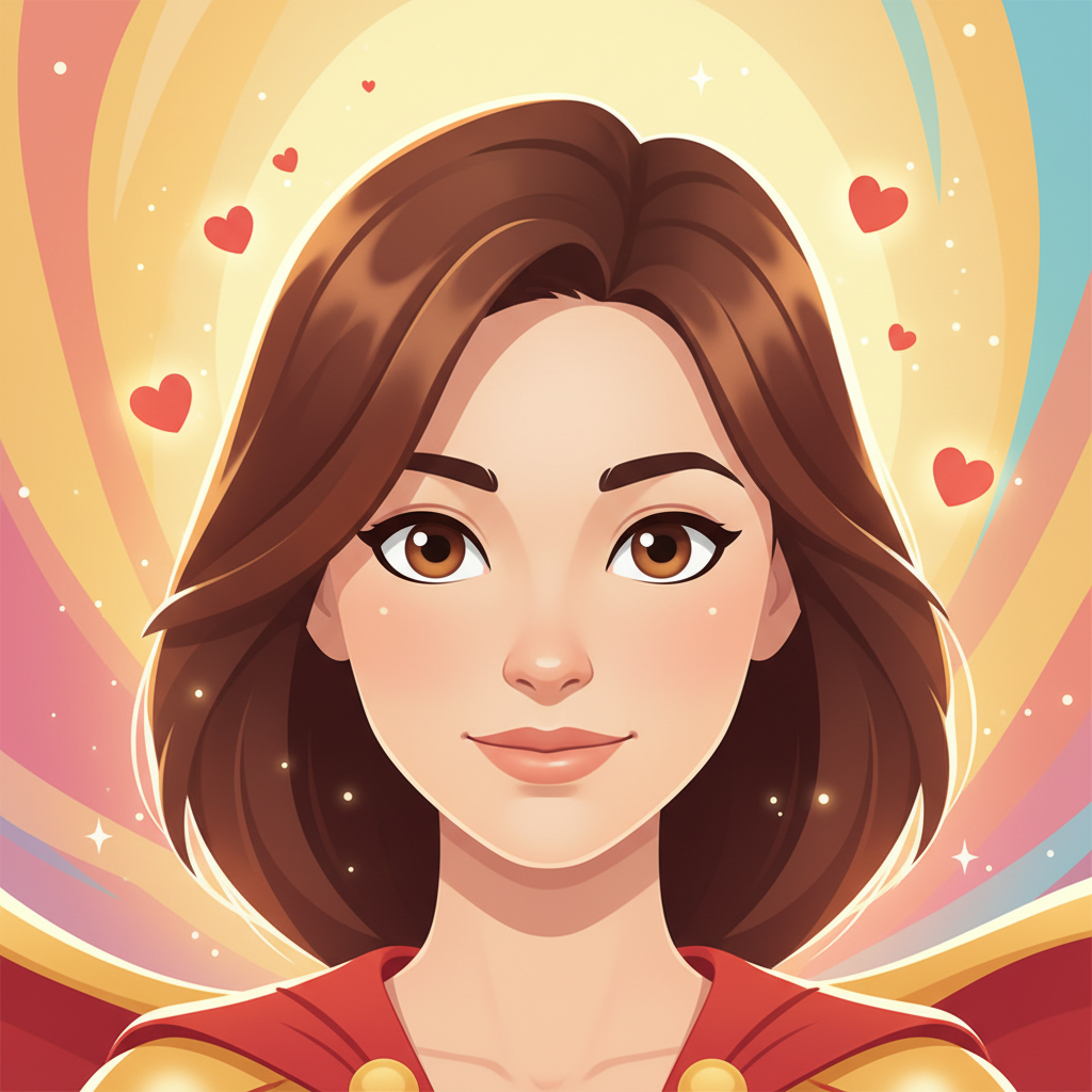 En un rincón soleado del mundo vivía Convivencia, una niña con una melena de cabello castaño tan bri