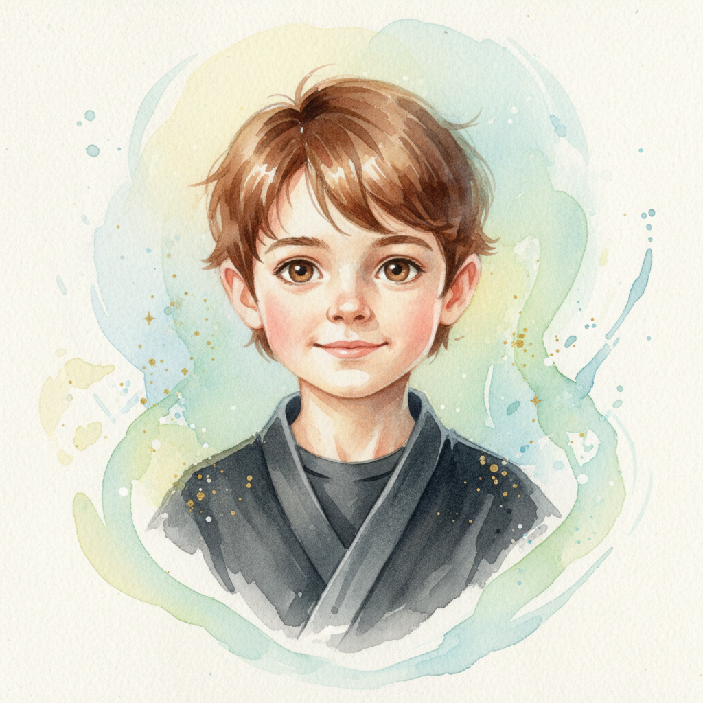 En un pequeño pueblo rodeado de montañas altísimas vivía Alan, un niño con un secreto extraordinario