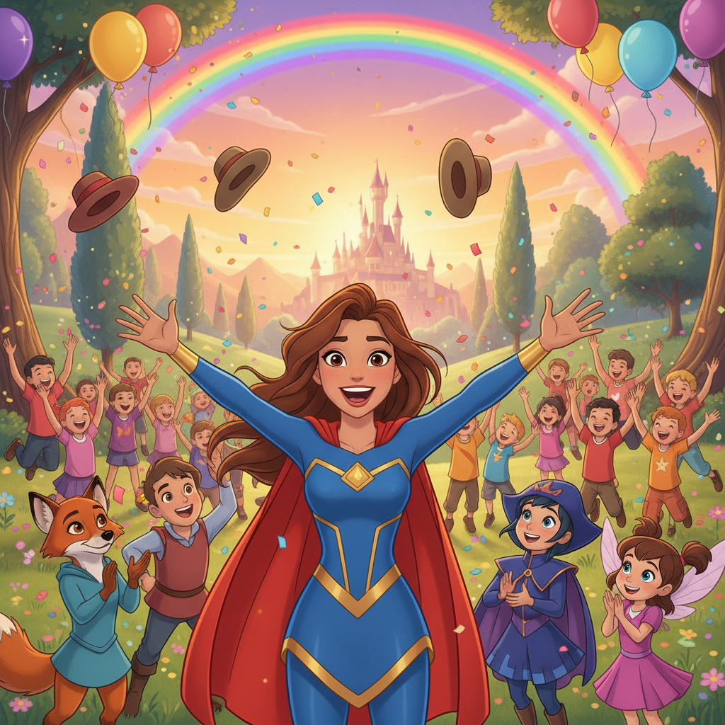 El agua volvió a brotar de la fuente restaurada, cantando una melodía cristalina que resonó por toda