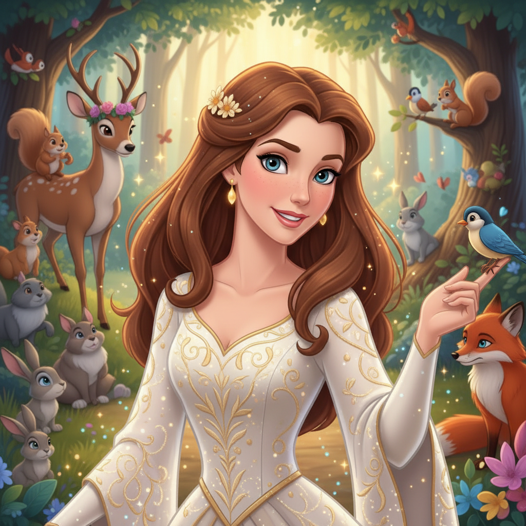 En un reino bañado por el sol y rodeado de colinas verdes, vivía una princesa llamada Lara. Su cabel