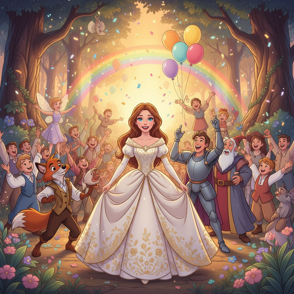 Al llegar al lugar indicado por el Gran Roble, los animales se pusieron a trabajar de inmediato. Los