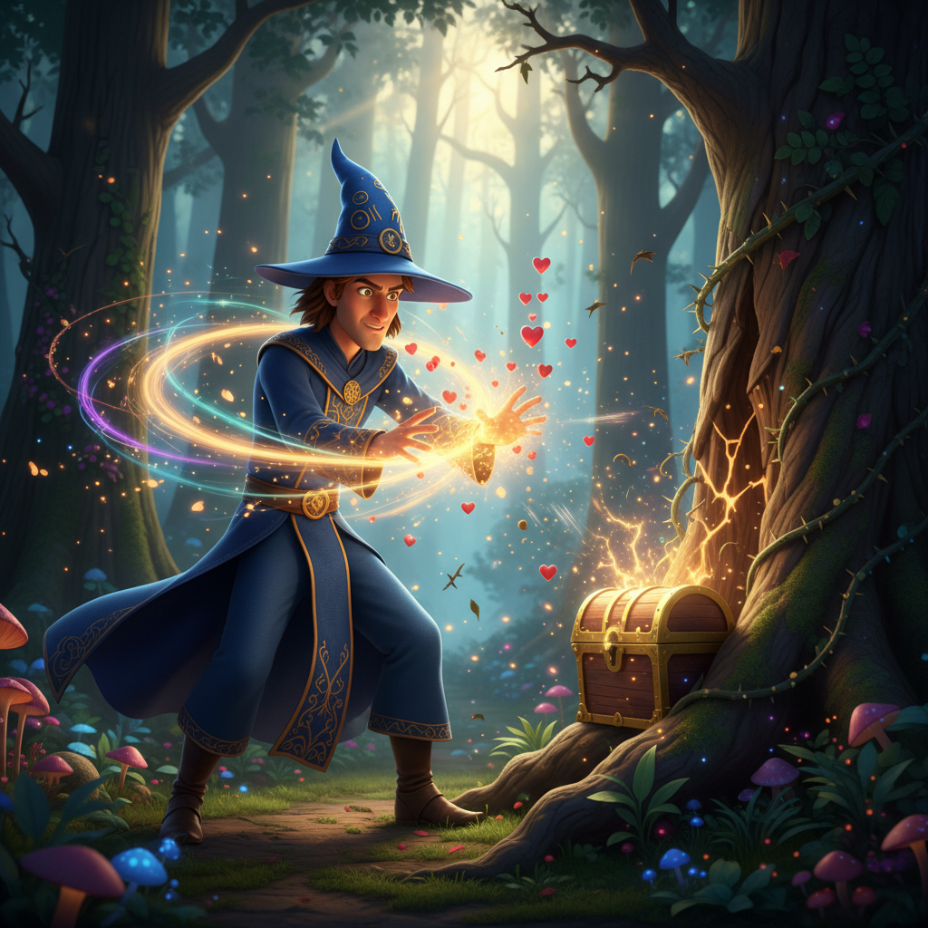 Los días siguientes, la fama del curador Annys se extendió por el Bosque Susurrante. Un conejito, as