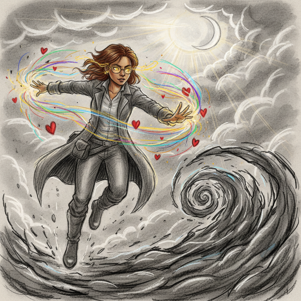 Un día, una sombra de preocupación se cernió sobre el pueblo. El jardín que rodeaba la escuela, un l