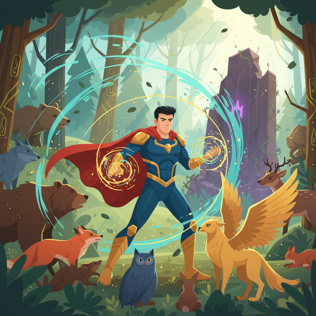 Una vez reunida la familia de zorros, Valentino se dio cuenta de que la niebla espesa seguía dificul