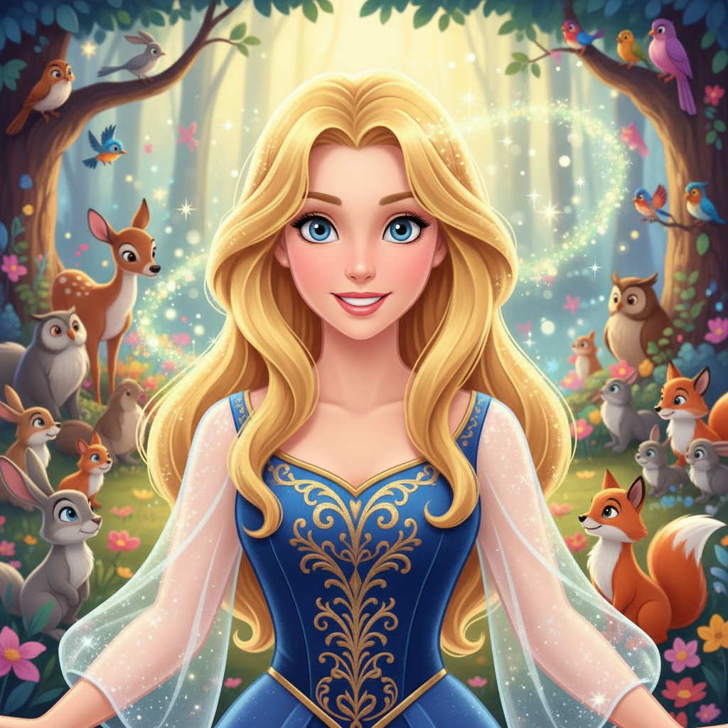 En el reino de Luminaria, donde los rayos del sol parecían cantar melodías doradas, vivía la princes