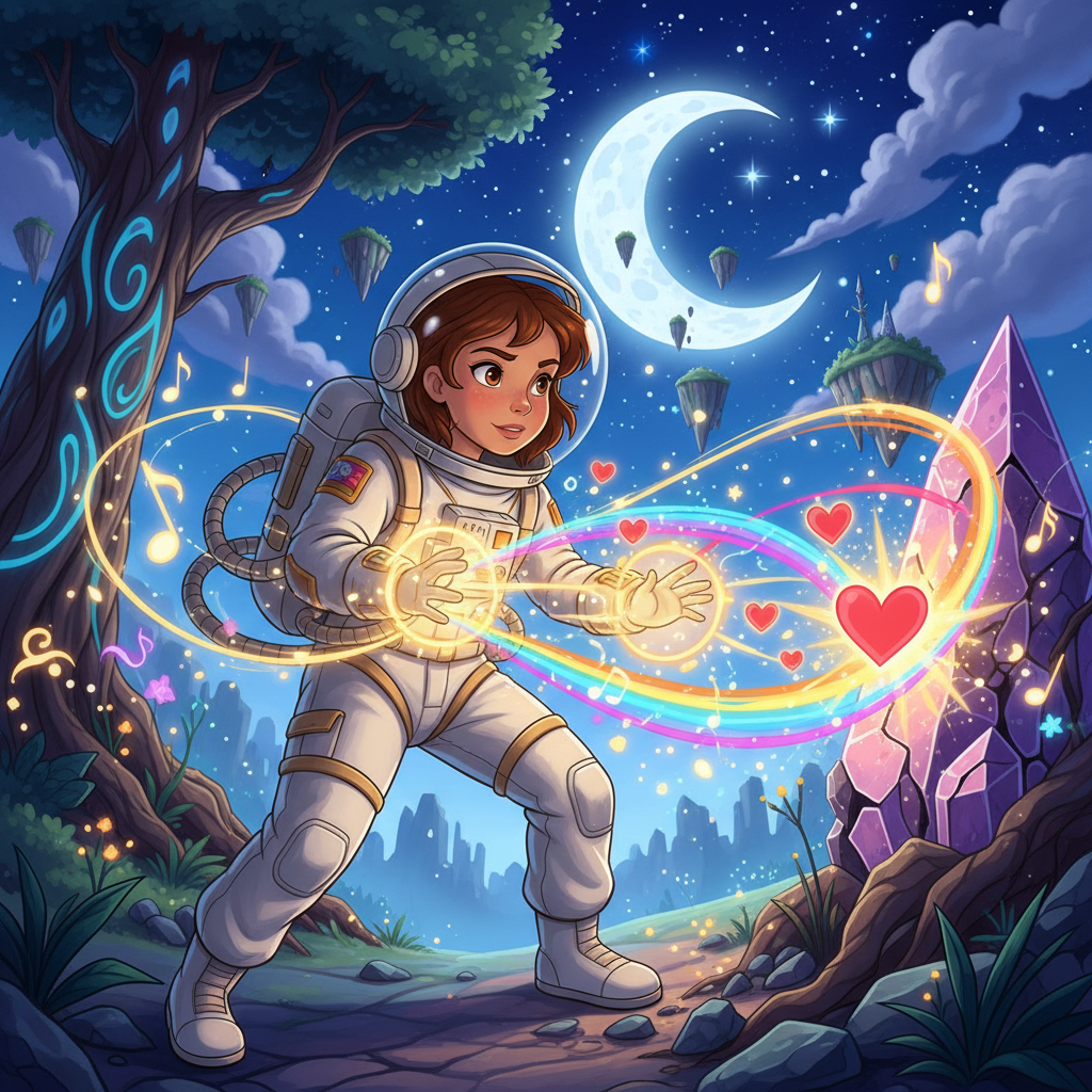 Un día, mientras practicaba sus maniobras de aterrizaje en el simulador lunar, recibió una señal de 