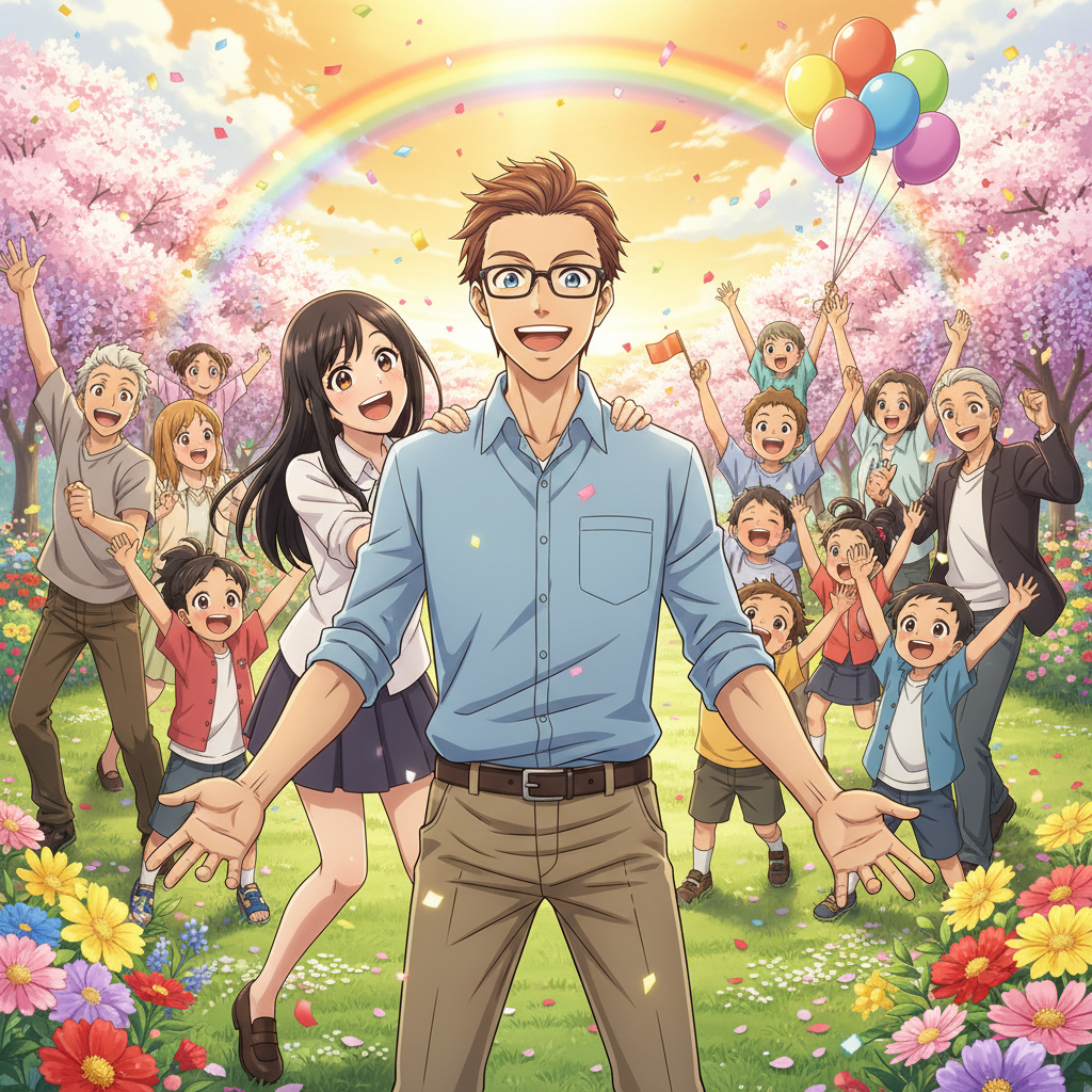 Con determinación, Jesús reunió a sus alumnos en el jardín desolado. "No perdamos la esperanza", dij