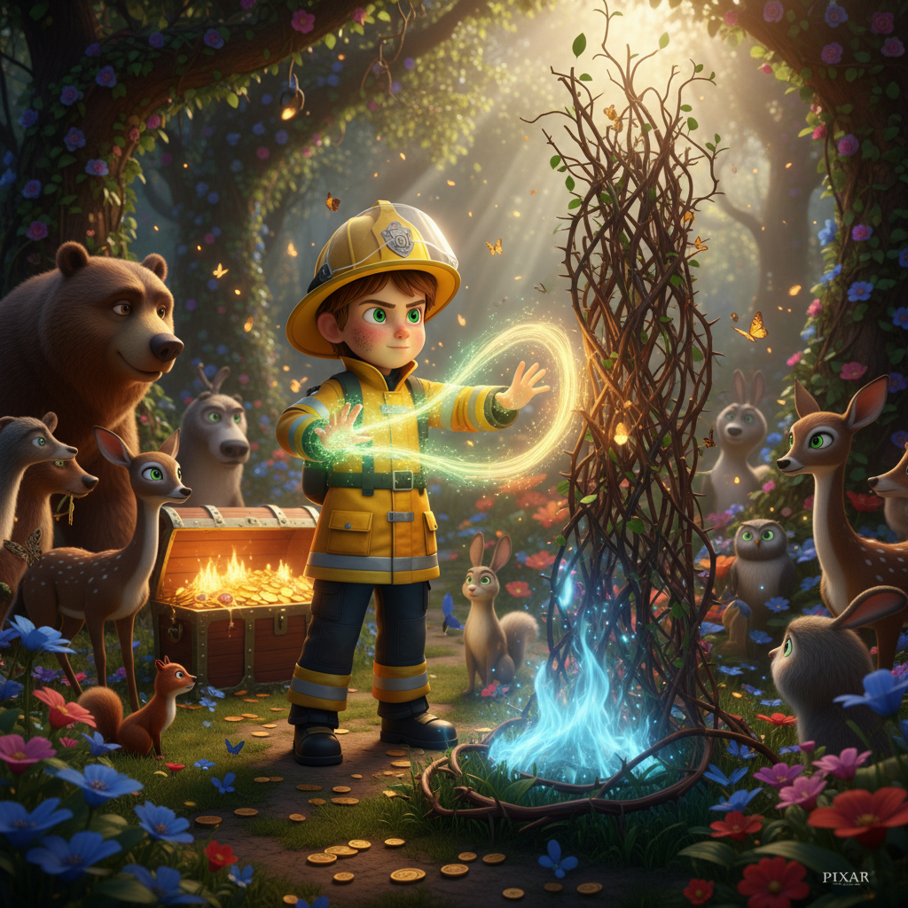 Un día soleado, mientras Leo practicaba su carrera de obstáculos en el jardín, escuchó un parloteo f