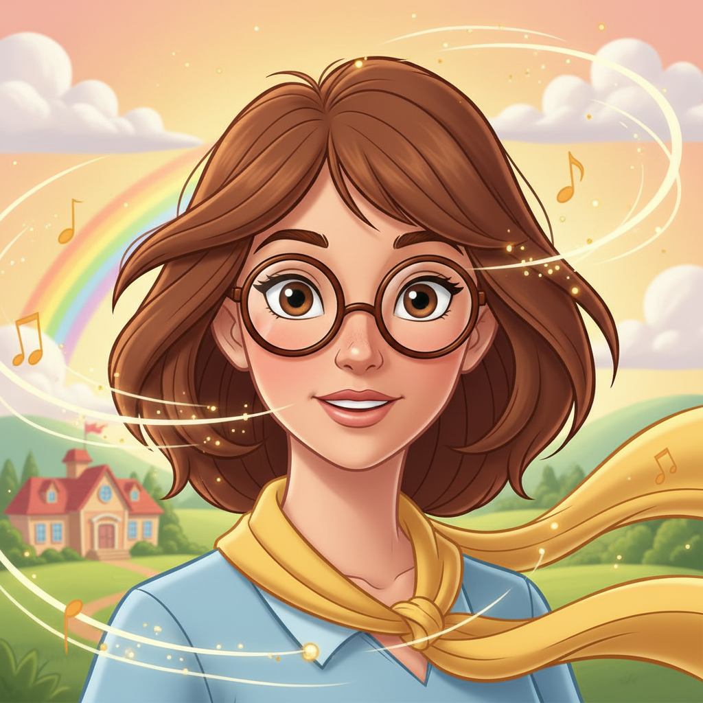 En un pequeño y pintoresco pueblo rodeado de colinas verdes y un río cristalino, vivía una niña llam