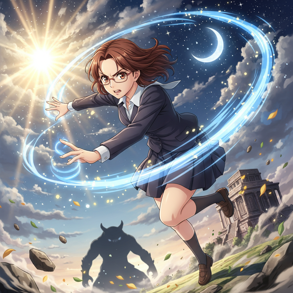 Luna escuchó atentamente la pena del espíritu. "¿Por qué te sientes solo?", preguntó con voz dulce. 