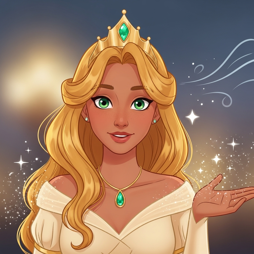 En el reino de Auroria, donde los amaneceres pintaban el cielo de rosa y oro, vivía la princesa Robe