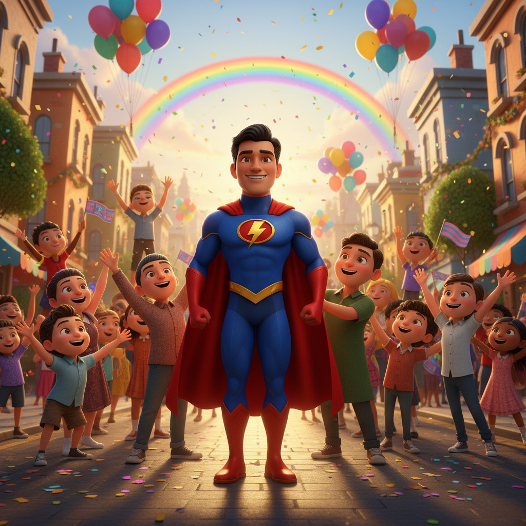 Alex, ahora conocido como el guardián de la felicidad, continuó su misión. Sabía que la confianza en