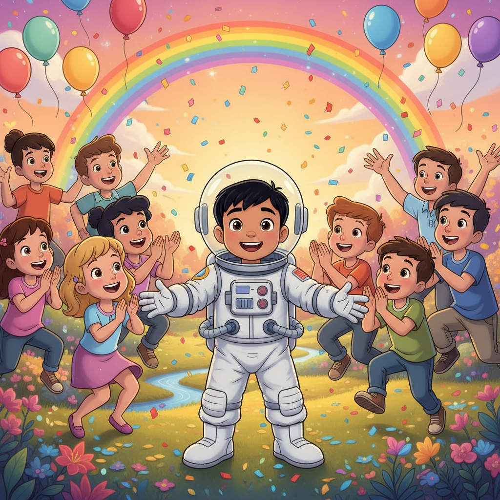 Tomas continuó su viaje, encontrando y curando más estrellas, cada una con su propio problema y su p