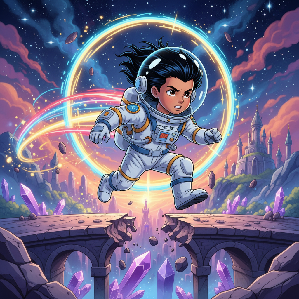 El viaje a la Nebulosa de Cristal fue rápido, gracias a la velocidad de Mateo. Pronto, las estrellas