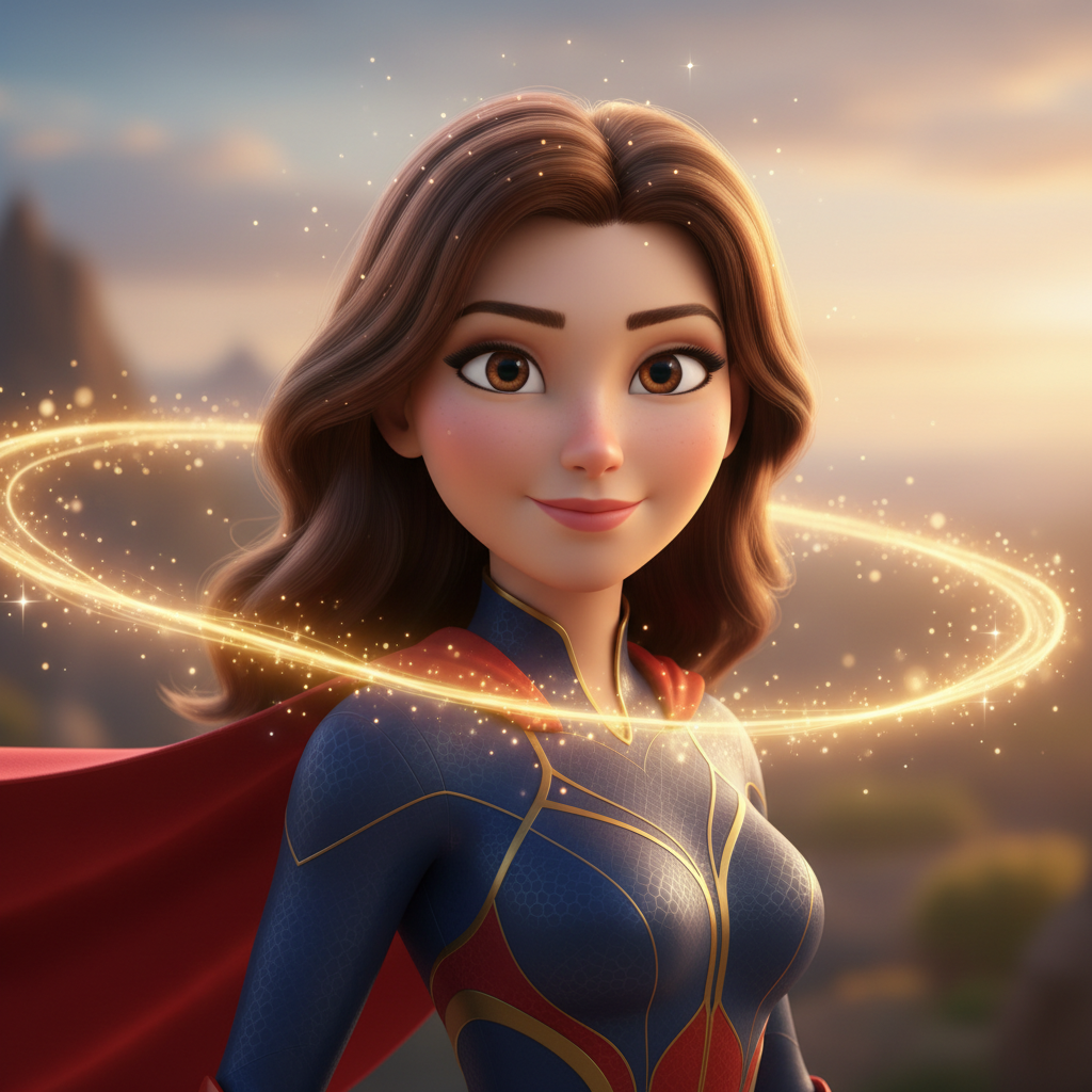 En un pequeño pueblo rodeado de colinas verdes y un cielo siempre azul, vivía una niña llamada Blanq