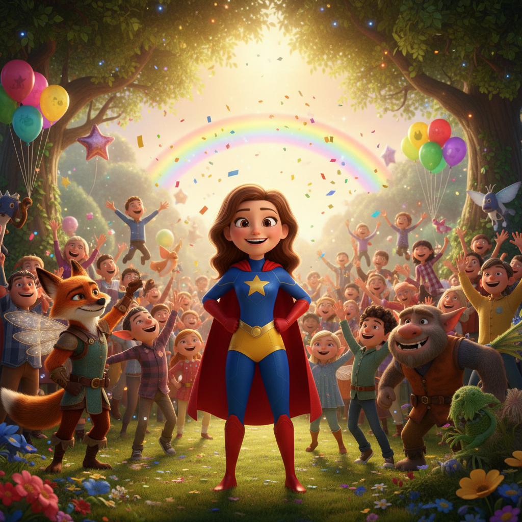 De regreso a su casa, mientras el sol comenzaba a teñir el cielo de tonos anaranjados, Blanquita ref