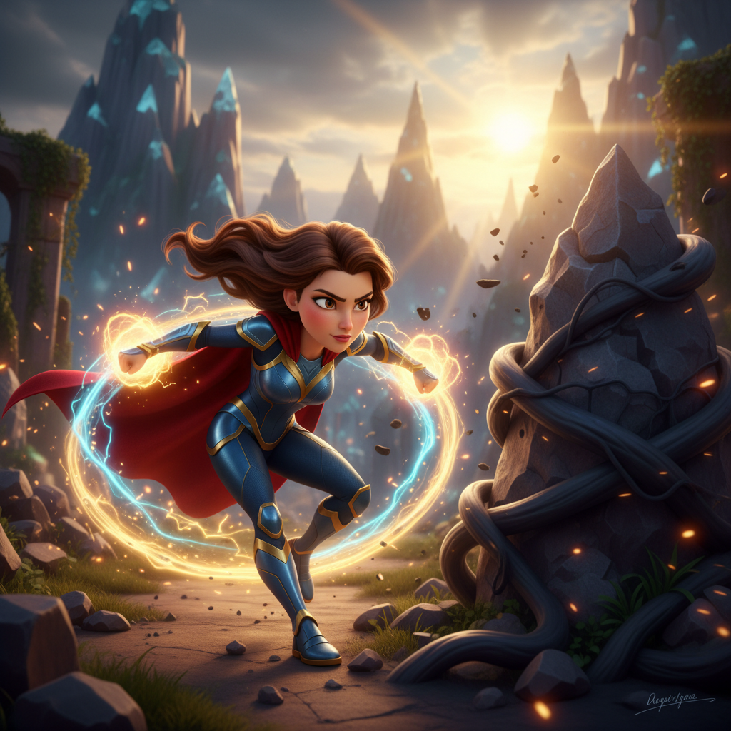 Con el pajarito seguro en sus manos, Blanquita se preparó para la escalada. Cerró los ojos por un in