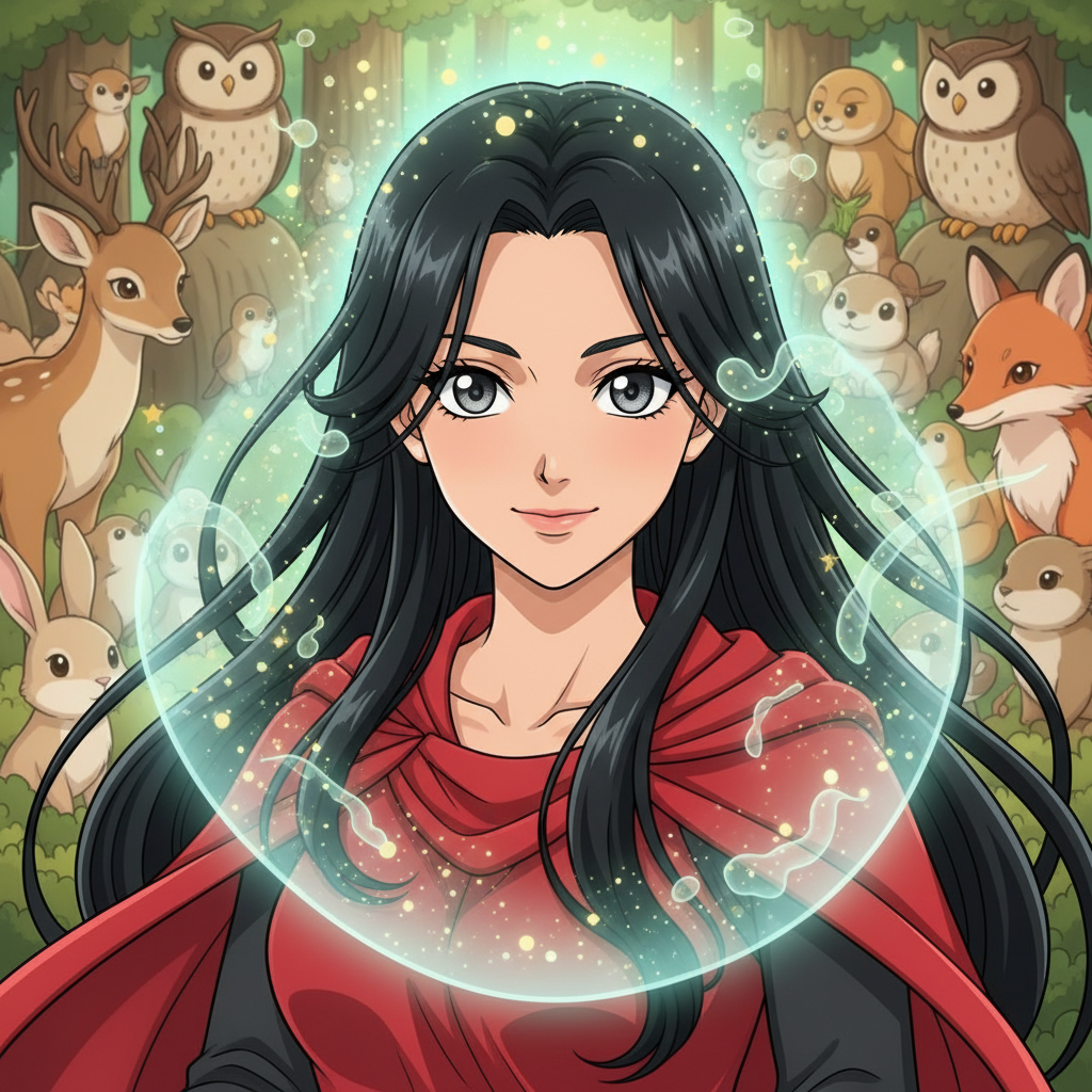 En un pequeño pueblo rodeado de bosques frondosos, vivía una niña llamada María. María no era una ni