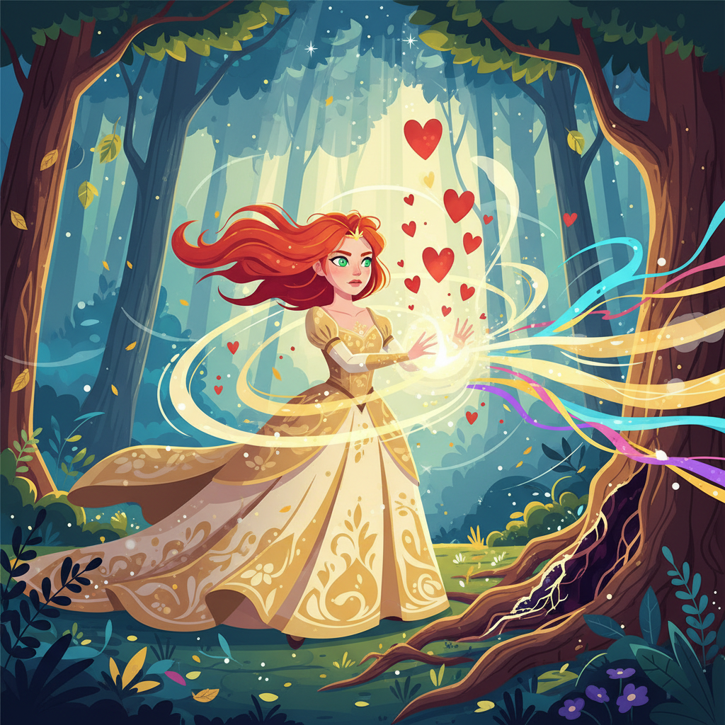 El viaje de Irene la llevó a través de praderas doradas, ríos cristalinos y montañas escarpadas. Cad