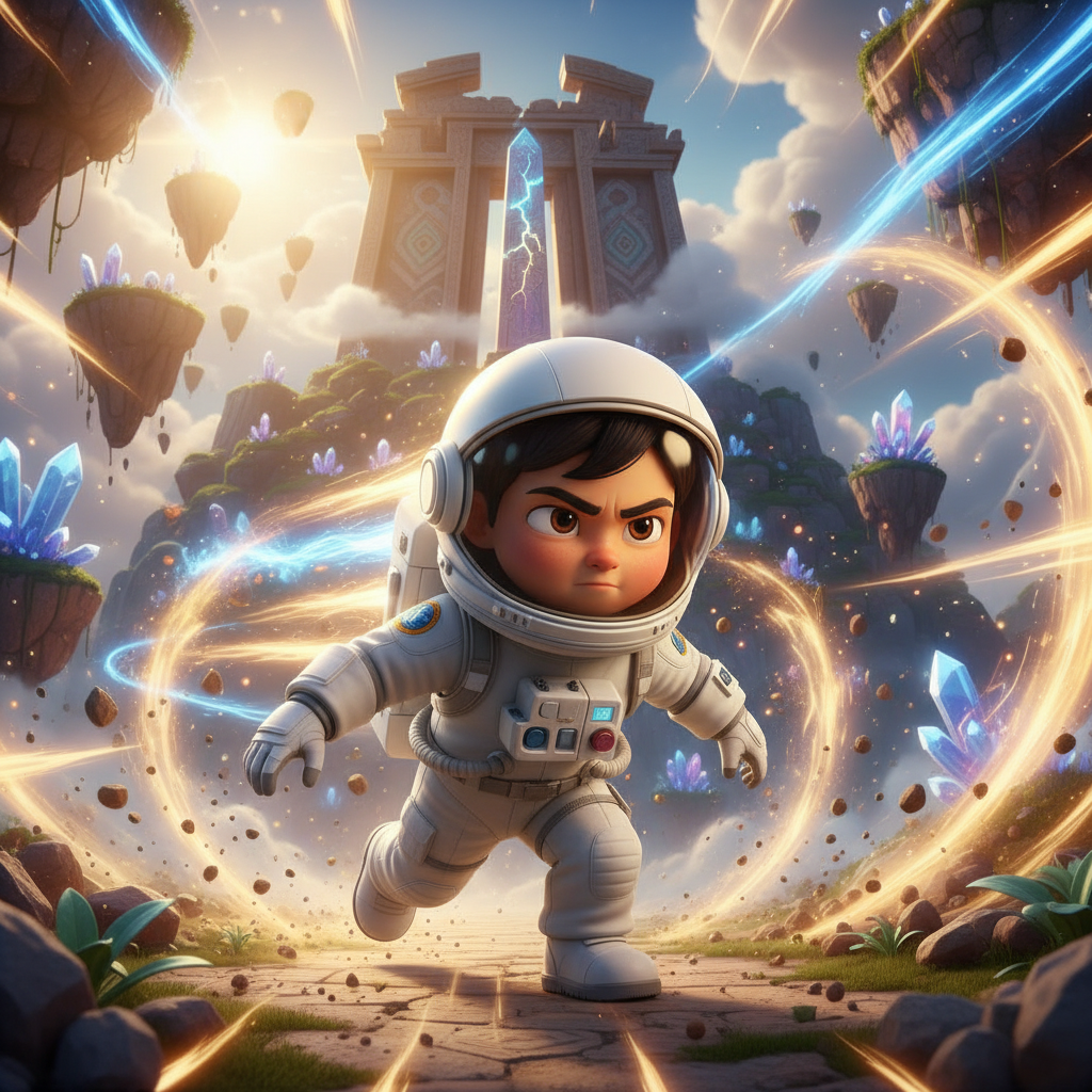 Mientras se acercaba al asteroide, Adrian pudo ver su tamaño y la trayectoria mortífera que llevaba.