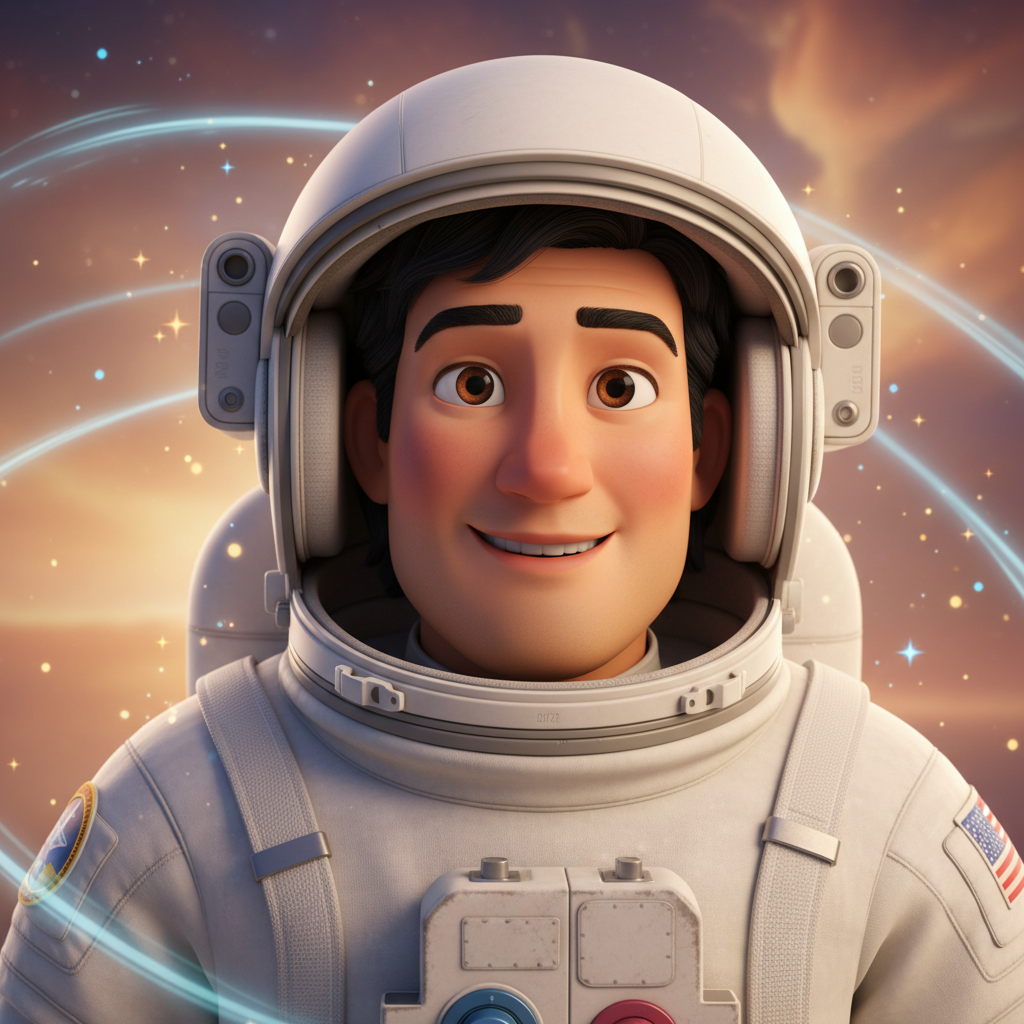 En las vastas y silenciosas extensiones del cosmos, donde las galaxias giraban como remolinos de pin