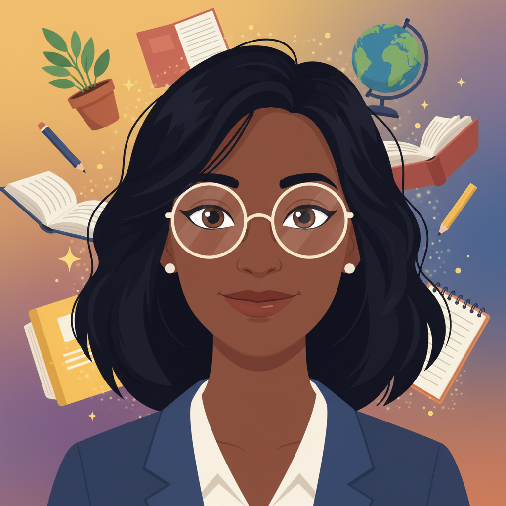 En el corazón de la bulliciosa ciudad vivía Andrea, una maestra con un corazón tan cálido como el so