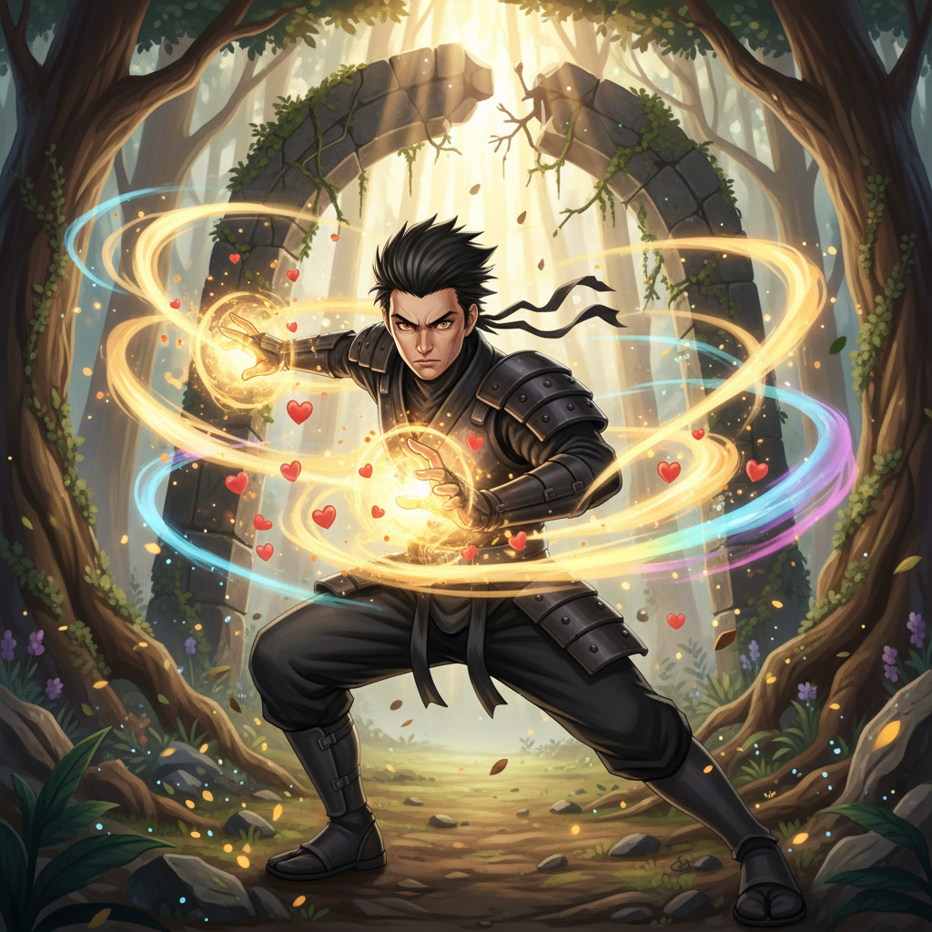 Un día, una sombra de enfermedad comenzó a extenderse por el valle. Las flores que antes brillaban c