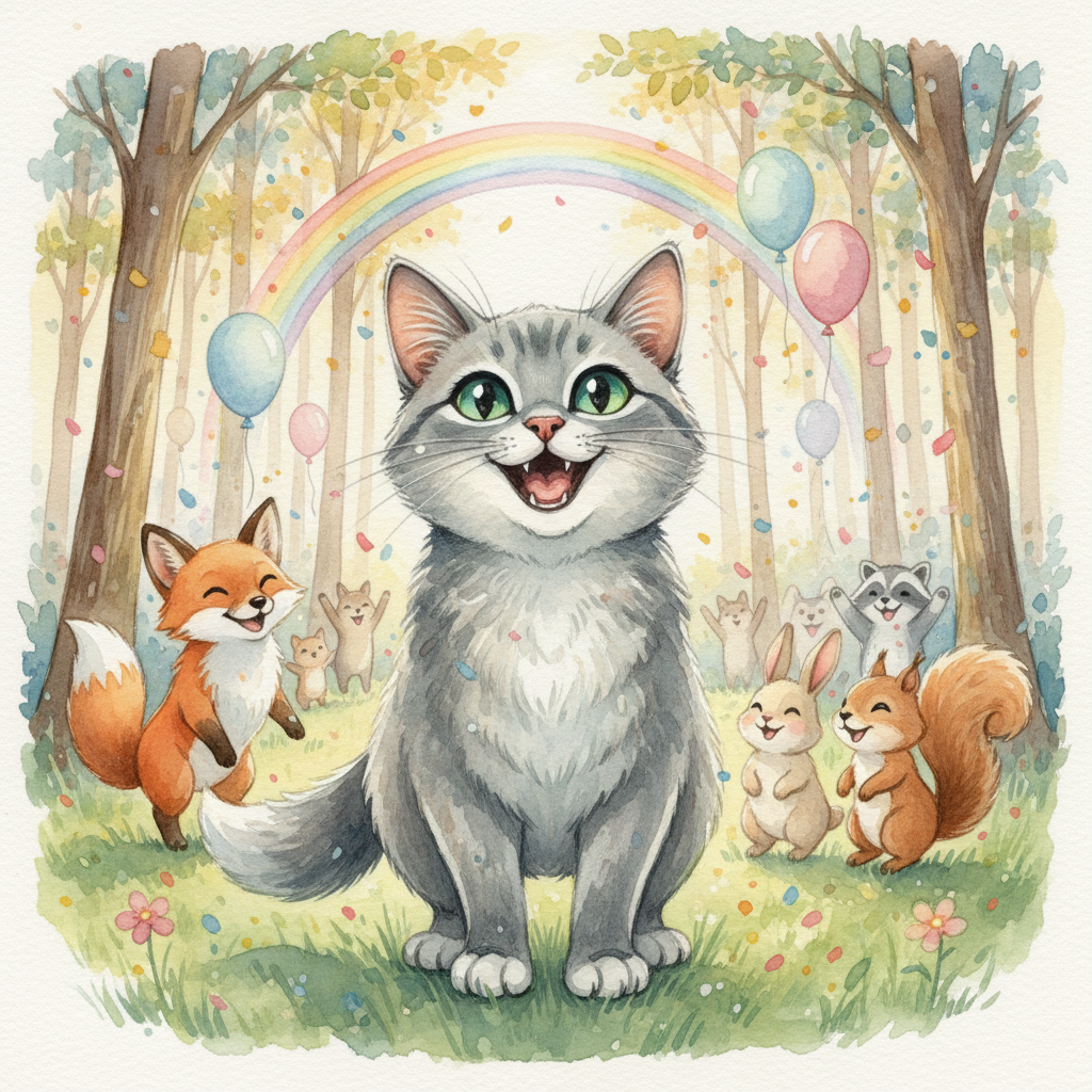 Marina reunió a sus amigos: Don Castor, el constructor del río; Doña Lechuza, la sabia del crepúscul