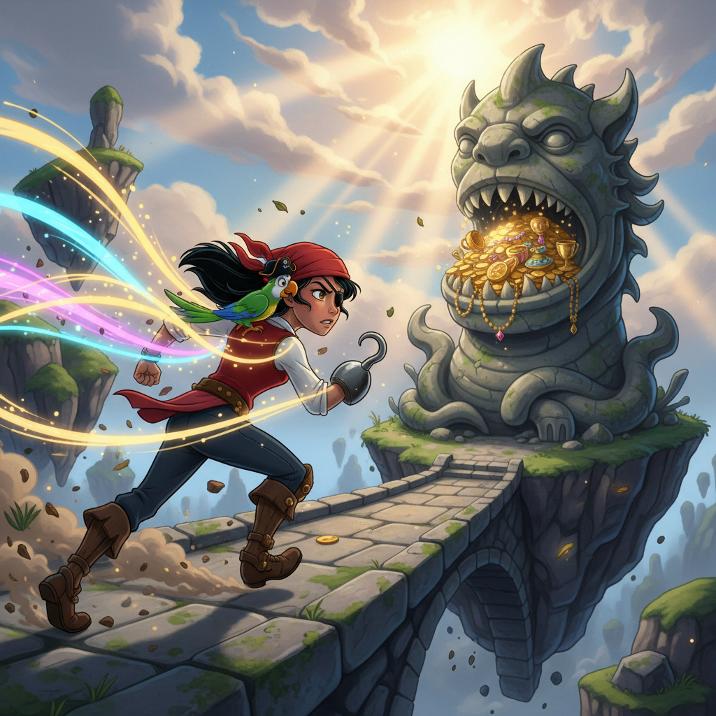 Al llegar a la Isla de las Brisas Fugaces, Samantha desembarcó con la agilidad que la caracterizaba.