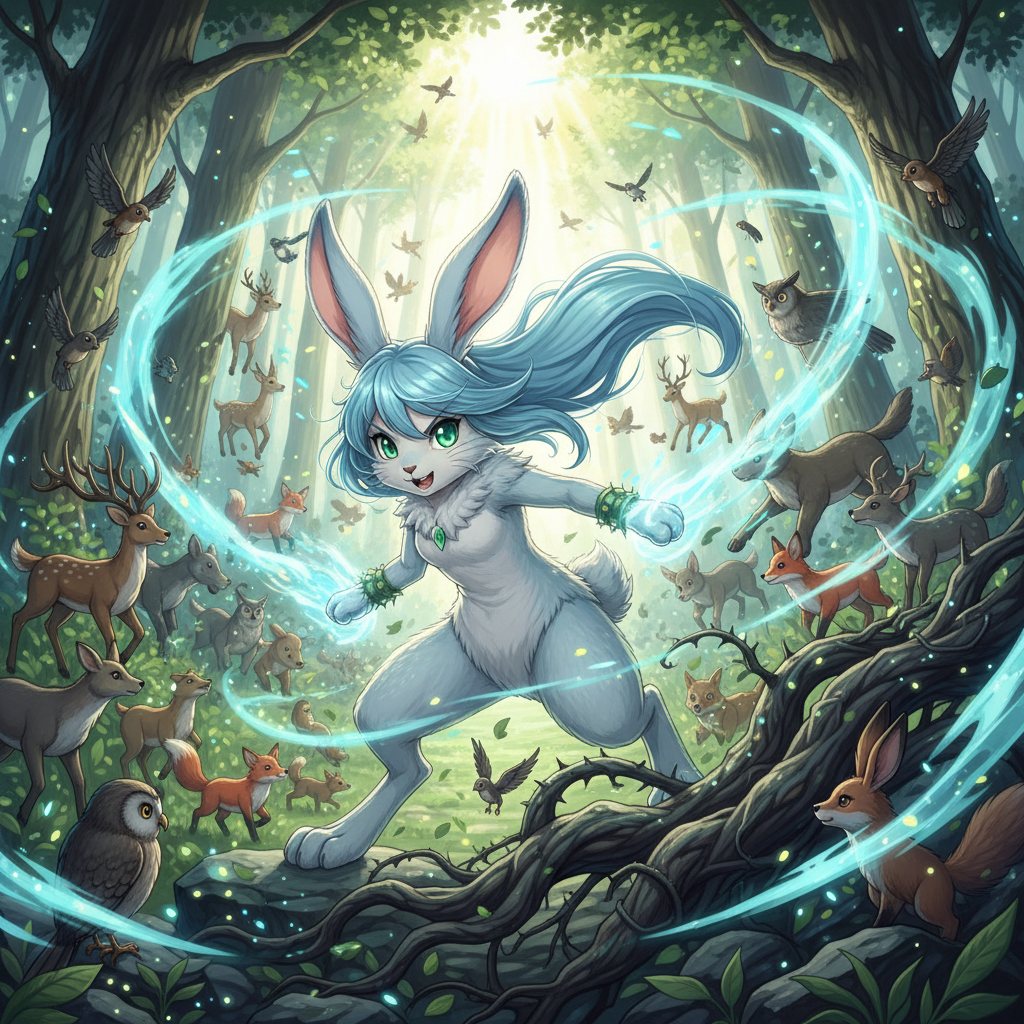 El búho suspiró profundamente, el sonido resonando en la quietud del bosque. "Pequeña Lola", comenzó