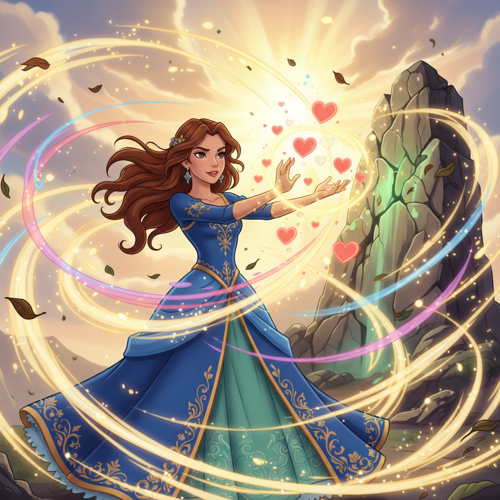 Lulú viajó sigilosamente hasta la aldea más afectada. Al llegar, vio la desolación: casas con las ve