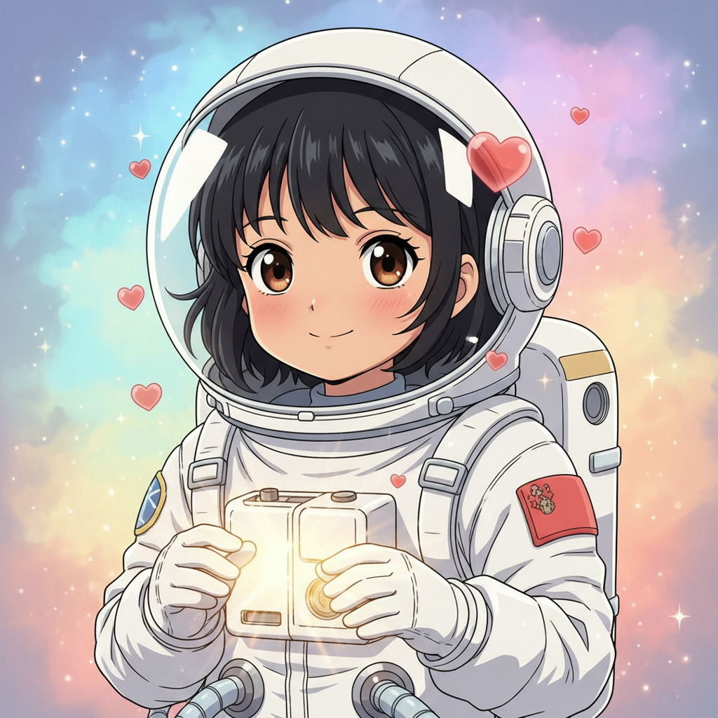 En un rincón del universo, donde las galaxias bailaban en tonos de púrpura y oro, vivía Camila. No e