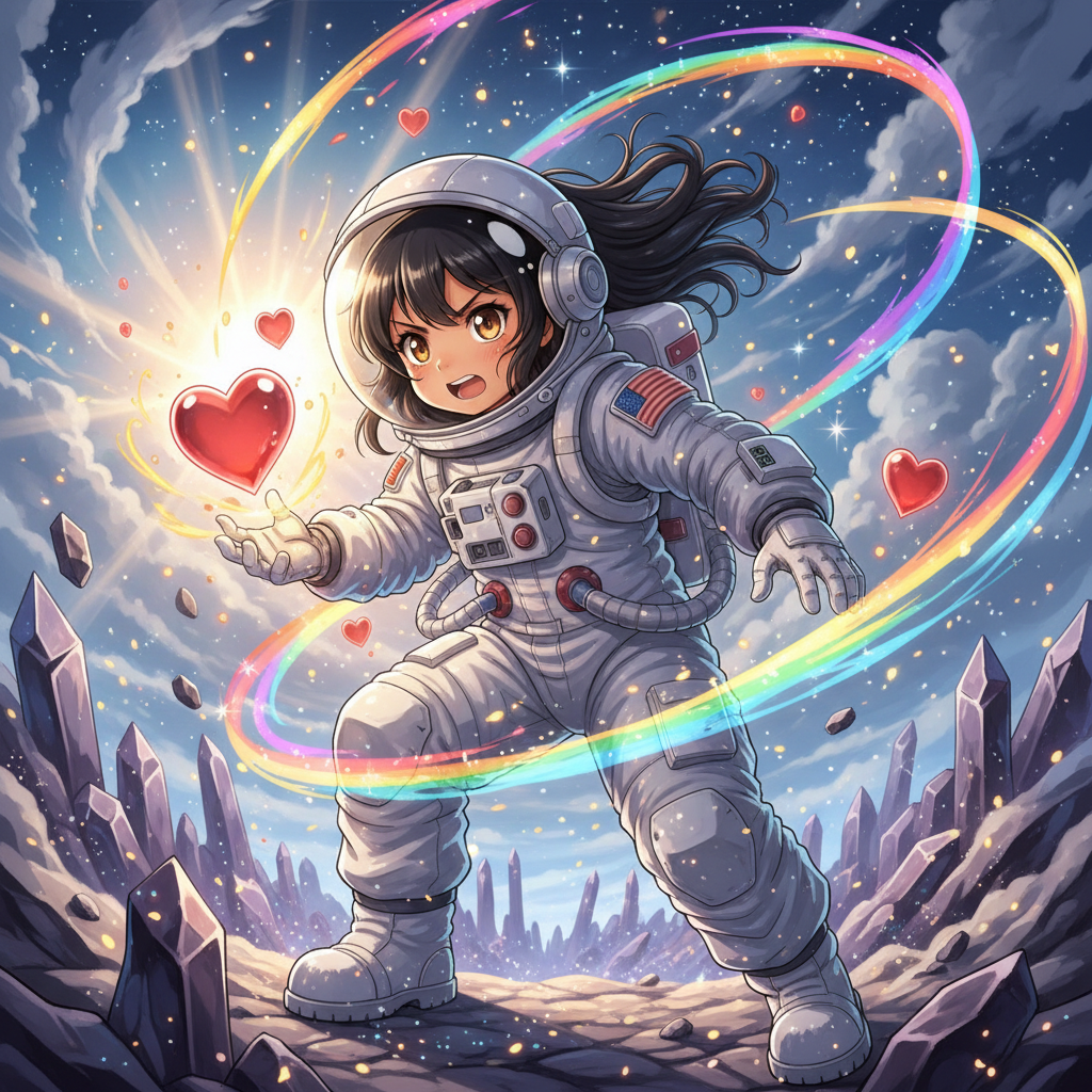 Los habitantes de Lumina celebraron la recuperación de su líder. Bailaron bajo las estrellas, sus al