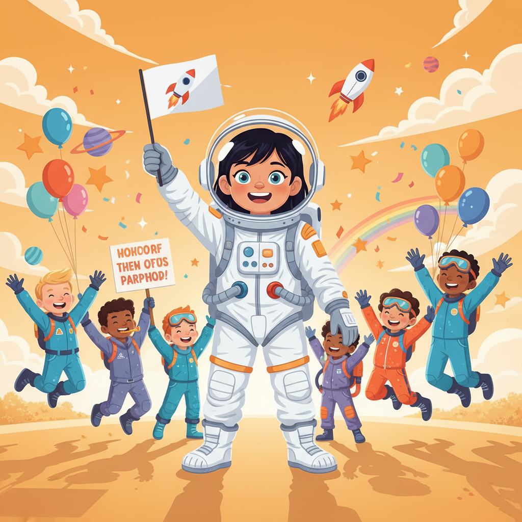 Con el Lumino señalando el camino, Estela se acercó al gran faro del planeta. Respiró profundo y, ex