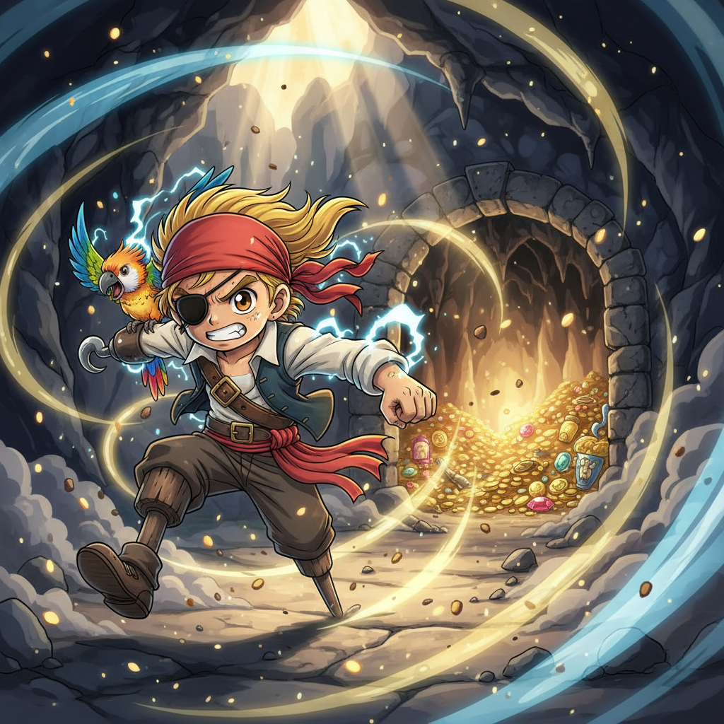 La primera parada fue la Isla de las Palmeras Susurrantes. El mapa indicaba que debían encontrar una