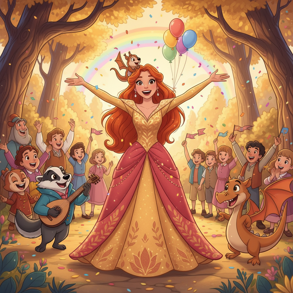 Tras horas de camino, guiada por los susurros del viento y las indicaciones de los animales, Estrel 