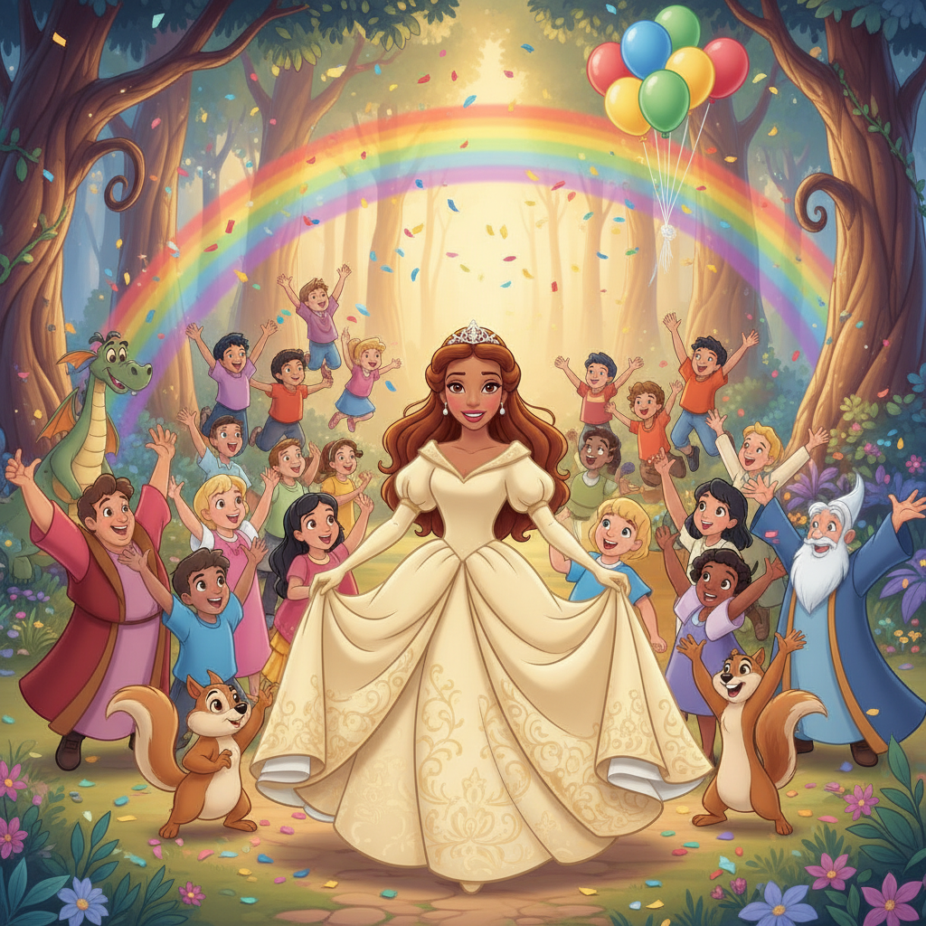 Gina reconoció al colibrí al instante. ¡Era Brillo, el portador de la Canción de la Alegría! Se acer