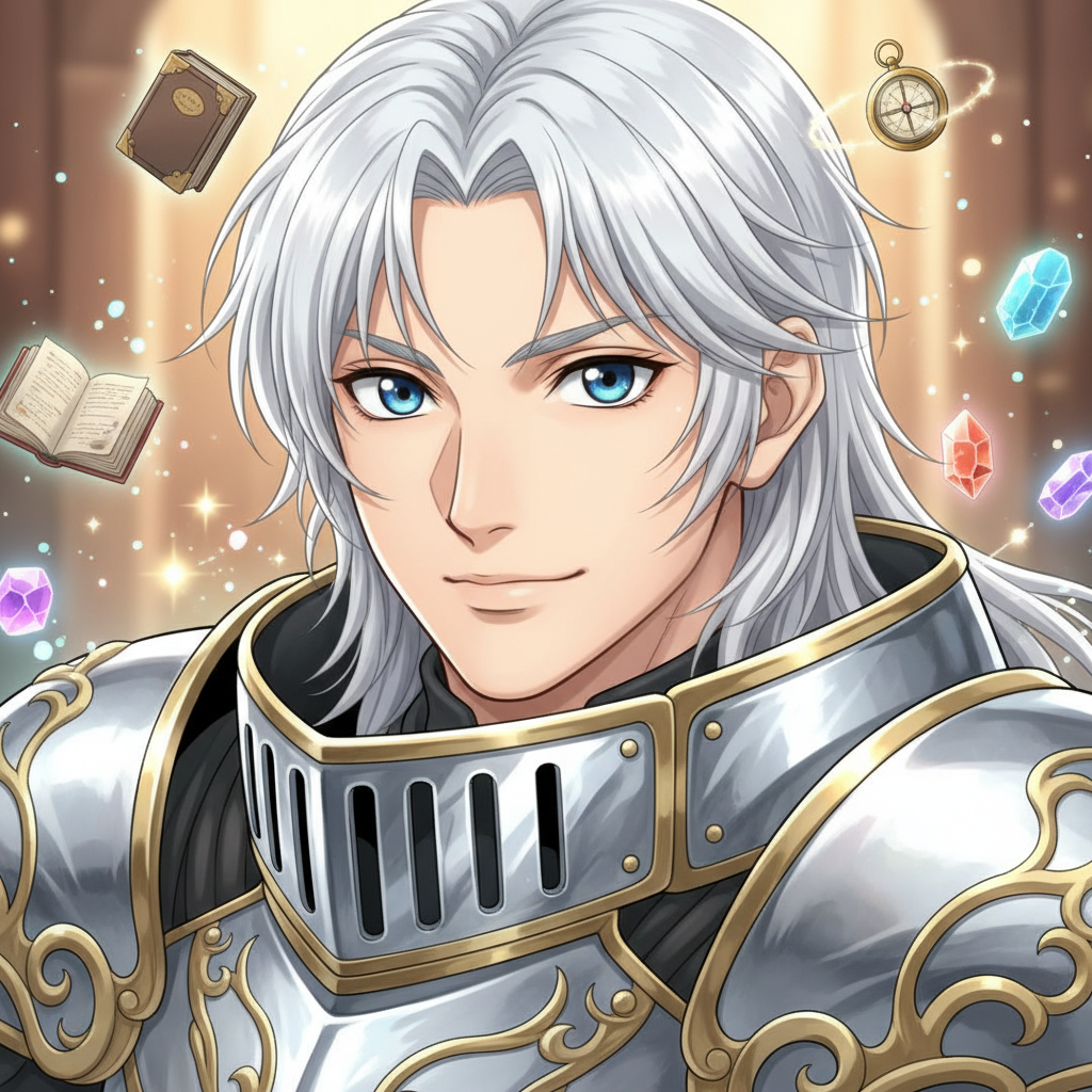 En un reino lleno de magia y maravillas vivía un joven caballero llamado Superandres. Su cabello bla