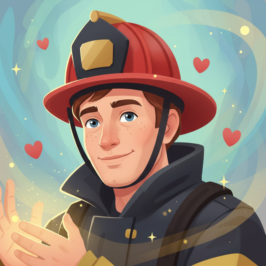 En la bulliciosa ciudad de Villa Esperanza, vivía un bombero muy especial llamado Max. Con su cabell