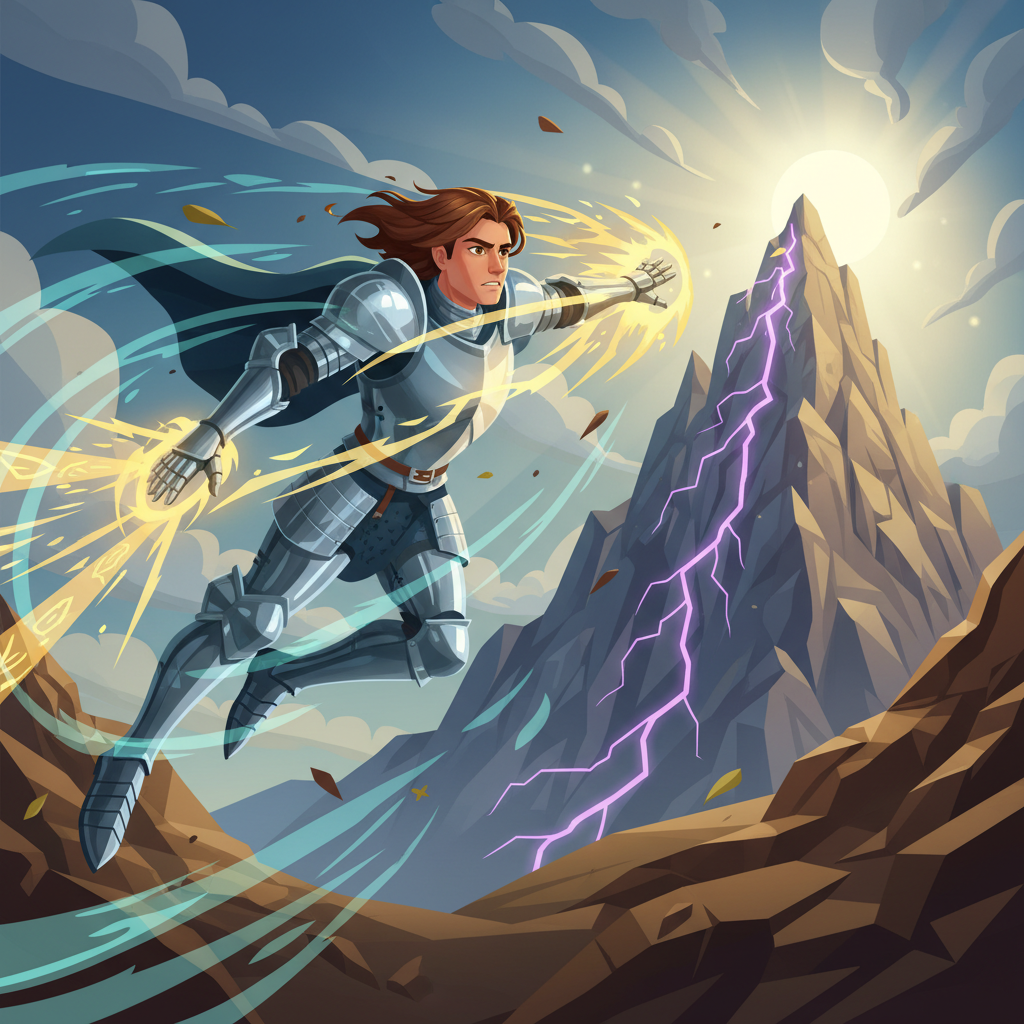 Un día, una sombra se cernió sobre Eldoria. El temible dragón Ignis, cuya furia escupía fuego y cuyo